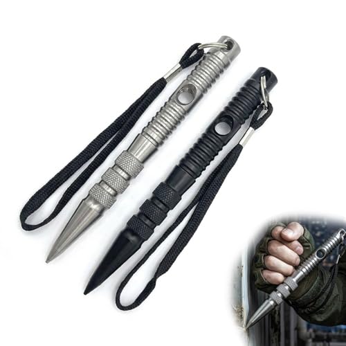 Wcawnlt Tactical Pen Defense Keychain Selbstverteidigung Waffe Legal Taktischer Kugelschreiber Für Frau Kompakt Robust Und Vielseitig Ideal Für Alltag Outdoor Reise