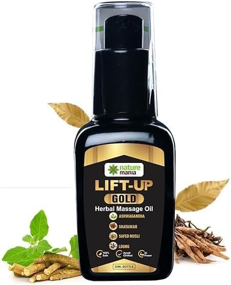 Lift Up Oil for Men | Massage Oil for Men 50 Ml | Pack of 1 | 100% Pure & Natural | Gold Oil