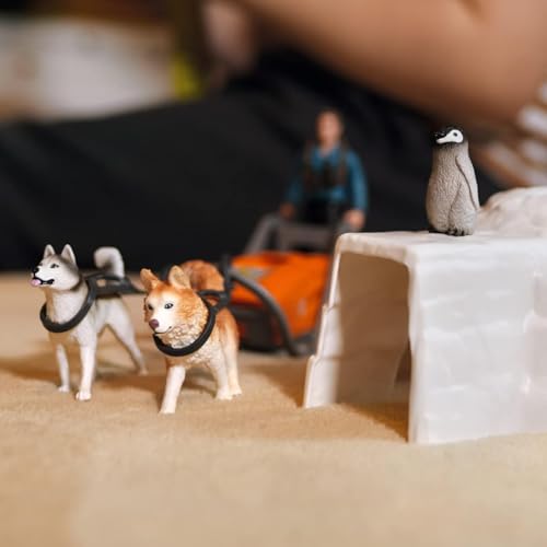 Playset ártico Schleich 42558: juguetes de la Antártida y figuras Wild Life desde 3 años 2
