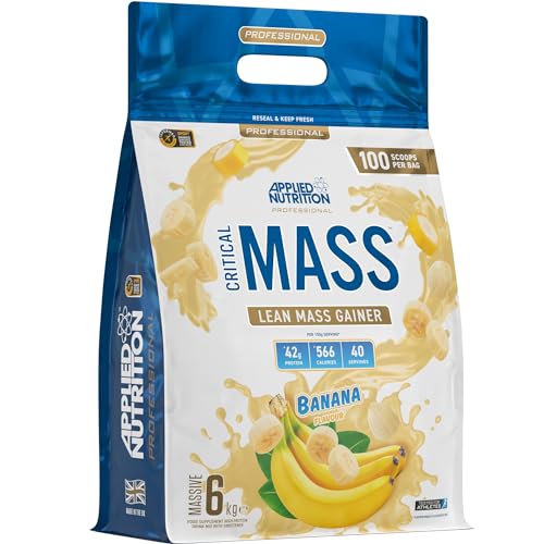 Critical Mass Applied Nutrition 6000g de protéines et glucides saveur banane