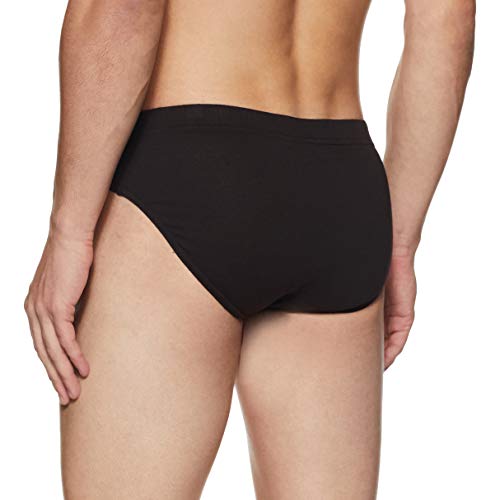 Image of Levi's 011 Comfort Brief for Men | 100% Pure Cotton | Breathable | Durable | Anti-Roll Waistband | Extra Supportive Gusset | Dual Layer 3D Pouch | Tagless & Zero Irritation Comfort | Pack of 3