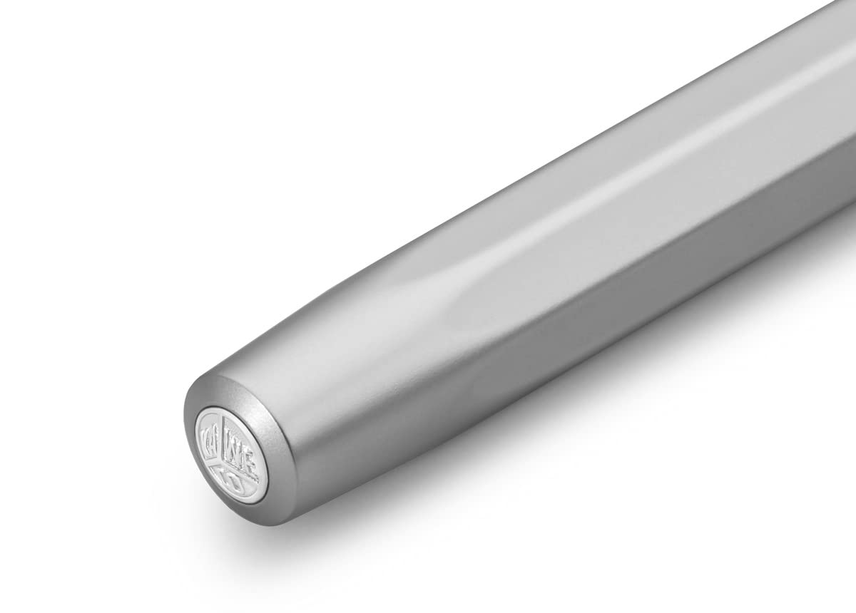 Kaweco AL Sport - Penna a sfera in gel con penna roller da 0,7 mm, per mancini e destrorsi, design classico, con sfera in ceramica, 13,5 cm