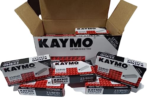 Image of Kaymo ST2308 Staples - 8mm, 23 Series Staples (20,000 pins) for Upholstery and Fabric Attachment