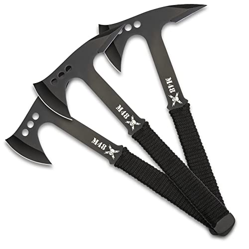 M48 Pro Throwing Axe Set and Sheath - Three-Pieces
