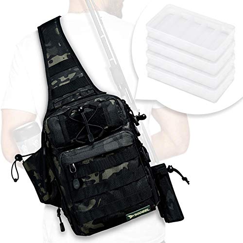 Lixada Sac à Dos de Pêche Rangement de Pêche Multifonctionnel Étanche Sac De Pêche Sac à Bandoulière de Pêche Sac de… - Image 3