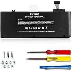 Bateria Macbook Pro 13 Inch Mid 2012 ANTIEE Batería para Apple Macbook Pro 13-Inch A1322(A1278,Mid-2009,Mid-2010,Early-2011,Late-2011,Mid-2012)Fitting MacBook Pro 13´´A1278 Laptop Battery[Li-Polymer 10.95V 72WH