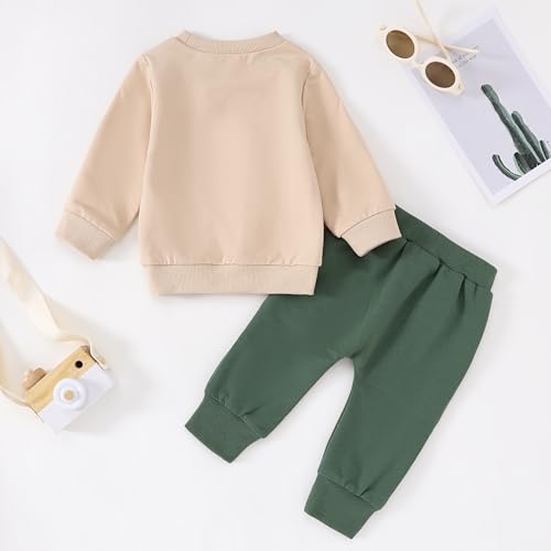 Yvowming Baby Boy Clothes Fall Clothes Truck Print Long Sleeve Pullover Tops + Pant Sets Toddler Winter Outfits4