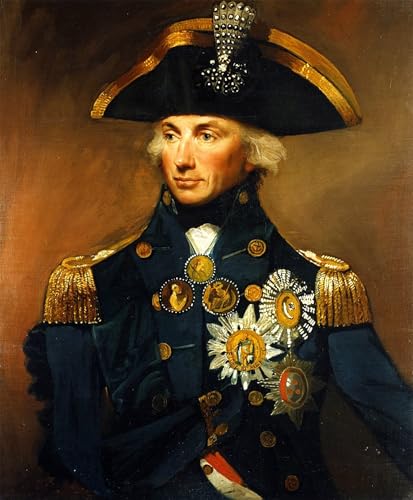 Poster Amiral Nelson Tableau Toile pour Salon et Bureau Élégant