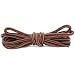 DailyShoes Round Hiking Boot Shoelaces, Brown Light Tan
