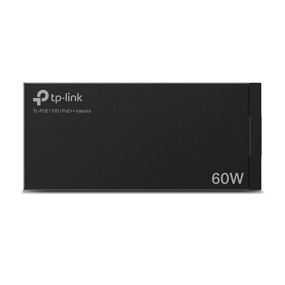 TP-Link TL-POE170S V2 - Injecteur PoE - Gigabit - AC 100-240 V - 60 Watt - Connecteurs de Sortie: 1