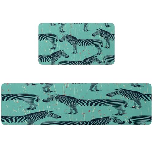 Alfombrillas de cocina VAPOKF perfectas para el cuarto de lavado y el pasillo 2