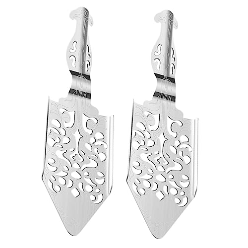 iplusmile 2pièces Lot De Cuillères à Absinthe Acier Inoxydable Filtre à Absinthe Ajouré Pour Bar Et Cocktails