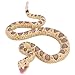 Zerodis Snake Trick Toy, Altamente Simulazione Mini Snake Model Toy Gomma Rain Forest Serpenti Falsi Giocattoli per Halloween Bomboniere Decorazione(Serpente)