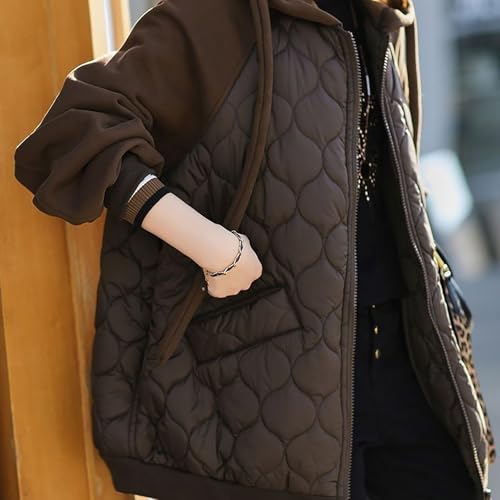 Forro polar termico en chaquetas impermeables de mujer con bolsillos 7