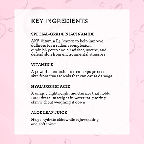 Bliss Glow & Hydrate Hyaluronic Acid Day Facial Serum | Improves Dullness And Hydrates Skin For Glowing Radiance | Clean | Paraben Free | Cruelty-Free | Vegan | 1 Oz #TOP4