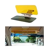 Suvnie 2 in 1 Day and Night Anti-Glare Visor, Automobile Sun Anti-UV Block Visor, Adjustable HD Car Sun Visor for Clearer Driving