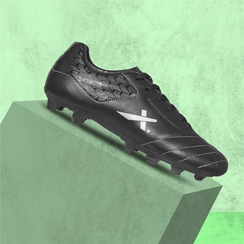 Image of Vector X Dynamic Football Shoes for Men Sports and Athletic Footwear with PVC Synthetic Leather Having EVA Insole Lightweight and Comfortable Soccer Shoe