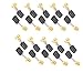 Aexit 20 Pcs Electric Motors Carbon Brushes Brush for H-ITA-C-HI C7BD C10FB C12LC Fan Motors TR12 999038