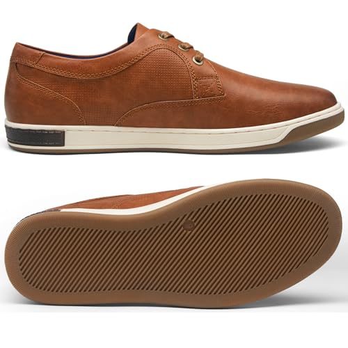 Vostey Men's Sneakers Fashion Casual Shoes Dress Sneaker Oxford Shoes2