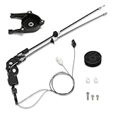 A-Premium Power Sliding Right Passenger Side Door Spool Control Cable Kit Without Motor Compatible with Toyota Sienna 2004-2010, Power Sliding Door Cable, Replace# 85620-08042, 69631-08030