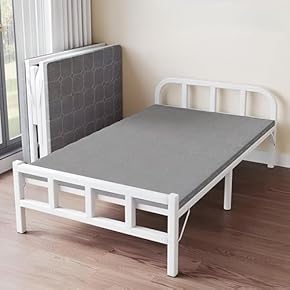 折りたたみ式簡易ベッド ホワイト/グレー 10cm 160*195cm 折りたたみ式簡易ベッド ホワイト/グレー 10cm 160*195cm Amazon