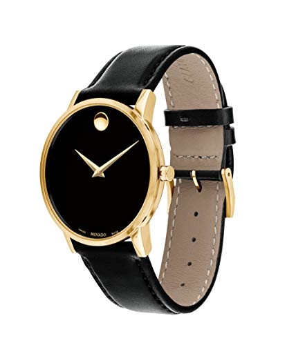 Movado Museum Classic Men's Watch - Swiss Quartz Movement, Calfskin Strap - 3 ATM Water Resistance - Classic, Luxury Fashion Timepiece for Him - 40mm3
