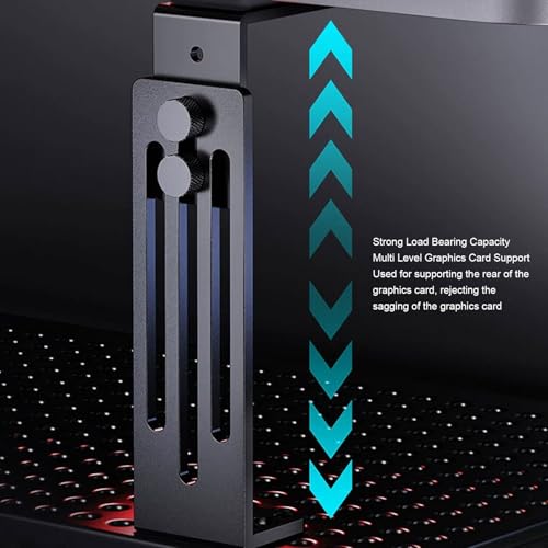 Soporte para tarjeta gráfica ajustable de aluminio miniatura 3