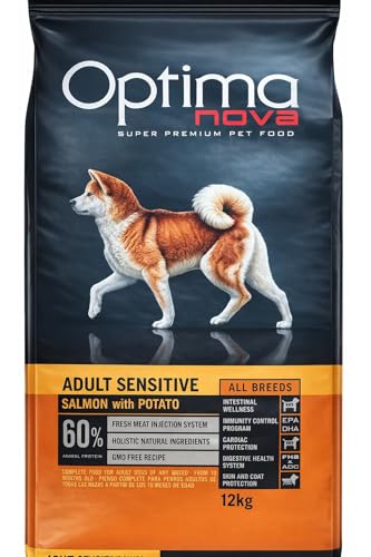 Alimenti Per Cani Optima Nova Adult Sensitive Salmon & Potato