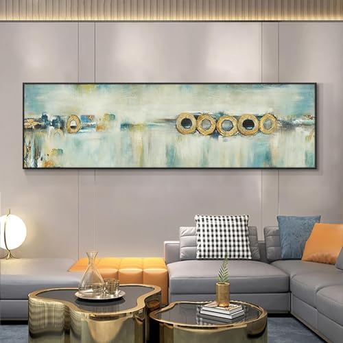 Affiche nordique art abstrait moderne grand format 60x145 - 4