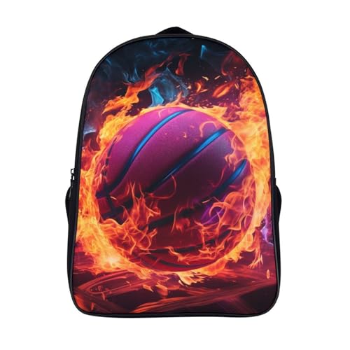 Mochila mochila infantil 3D rota? Conjunto duradero de baloncesto con estuche para material escolar