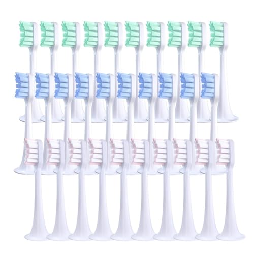 �u���V�w�b�h�A�݊���������܂��V���I�~ Mijia T300/T500 �Ή� �����p���u���V�m�Y�� 10��(10pcsBlue-L)