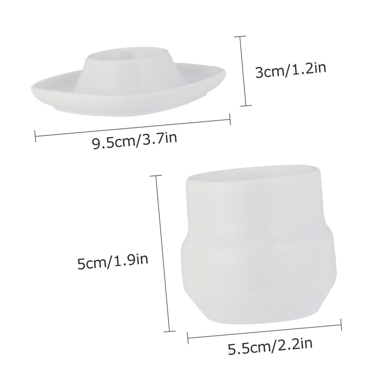 FUNOMOCYA Ceramic Egg Tray Egg Cup Essential Kitchen Tool for Practical Breakfast