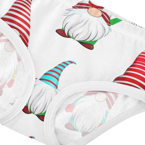 Animals Toddler Underwear Custom 2t Cotton Girl Panties Cute Cute Christmas Gnomes White Undies Kids Briefs4
