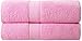 Produktbild Todd Linens 2-teiliges Badetuch-Geschenkset  500 g/m² Handtuch aus Baumwolle, Duschtuch, Strandtücher, Bad-Accessoires, 80 x 140cm - Badetücher-Set groß Rosa