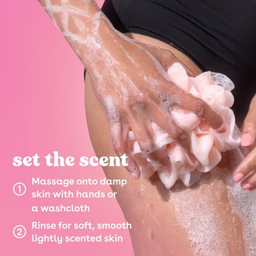 Image of eos Cashmere Body Wash - Jasmine Peach, Moisturizing Body Wash, Creamy Gel Formula, with Shea Butter, Glycerin, Vitamin E, pH Balanced, Sensitive Skin, Vegan, 16 fl oz