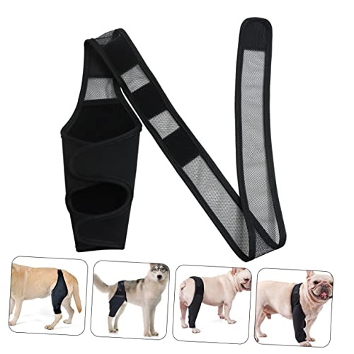 Image of Beaupretty Dog Leg Brace Neoprene Dog Brace Comfy Brace Dog Sling for Large Dogs Hind Leg Support Dog Back Leg Knee Brace for Dogs Dog Injured Knee Brace Pet The Dog Wiring Harness Knee Pads