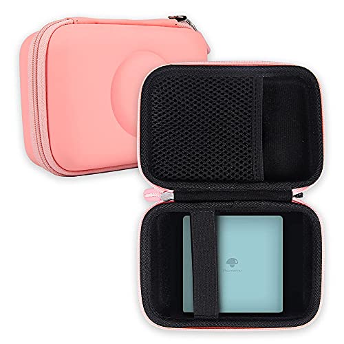 Leayjeen Pocket Printer case Compatible with Phomemo M02 Pocket Printer- Mini Bluetooth Thermal Printer (Case Only)â€”Pink
