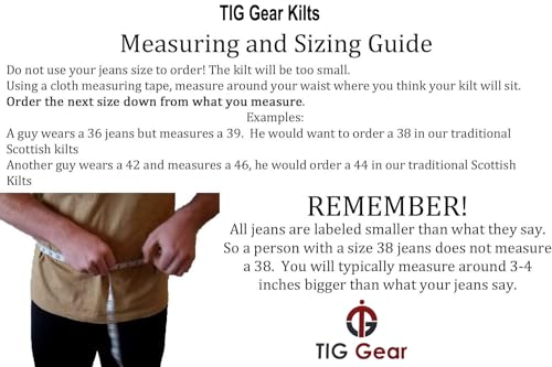 Men's Traditional Scottish Tartan Kilts 8 Pieces Set Kilt Outfit2