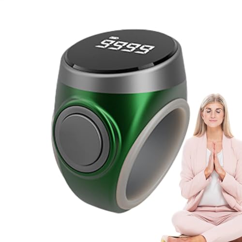 Compteur de doigts électronique pour prière Tasbeeh et méditation avec affichage numérique