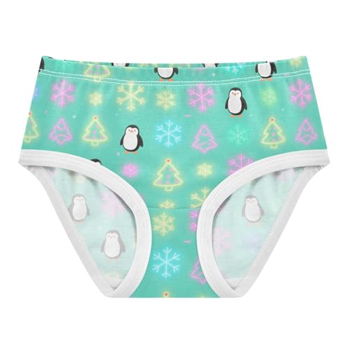 GuoChe Underwear Elastic Waistband Panties Breathable Underwear for Kids in Sizes 2T,3T, 4T, 5T, 6Y and 8Y
