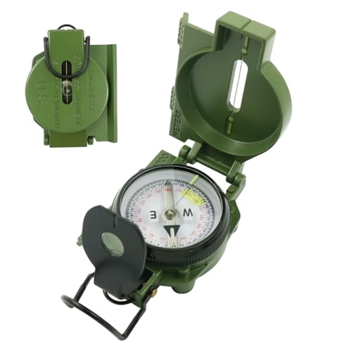 Brújula resistente para hiking y camping portátil miniatura 1