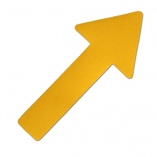 Panneau flèche ruban antidérapant sol jaune 14.127.114 m2