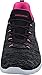 Skechers womens Summits-quick Getaway Sneaker, Black/Pink, 7 US
