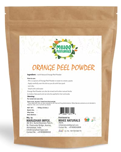 Orange-Peel-Powder-Citrus-Aurantium-by-MIHEE-NATURALS-100g-35-oz-100-Natural-No-added-preservatives-Facial-mask-Skin-care Orange Peel Powder (Citrus Aurantium) by MIHEE NATURALS | 100g( 3.5 oz) | 100% Natural | No added preservatives | Facial mask |Skin care