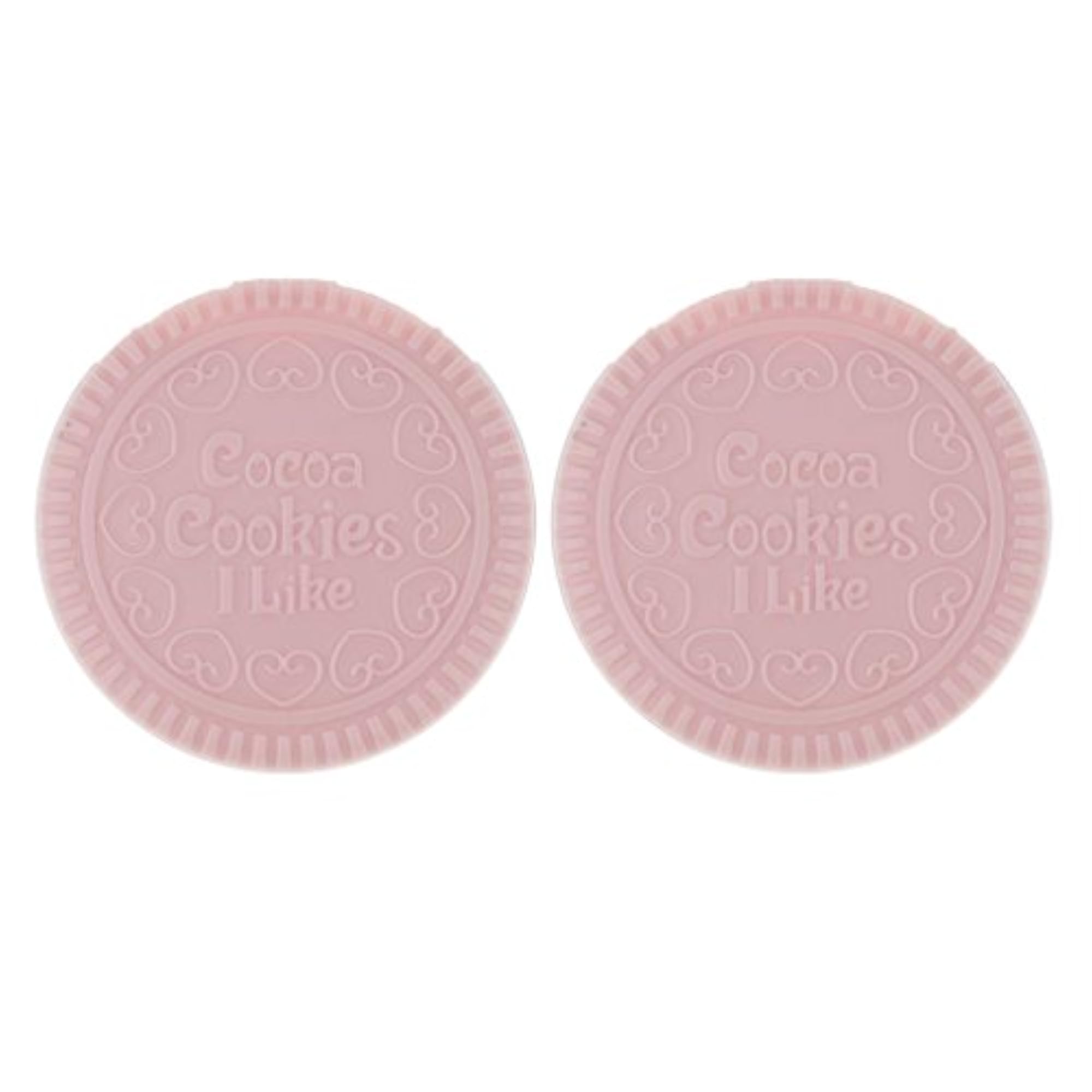 Round Folding Makeup Mirror with Comb, Cute Pink