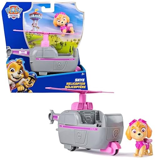 Paw Patrol Patrulla Canina - Helicóptero Y Figura Skye - Helicóptero Juguete con 1 Figura Skye - Patrulla Canina Juguetes - 6071211 - Juguetes Niños 3 Años + - Regalo Niños 3 años + | Ya disponible en tu tienda friki favorita! En mundofriki.es!