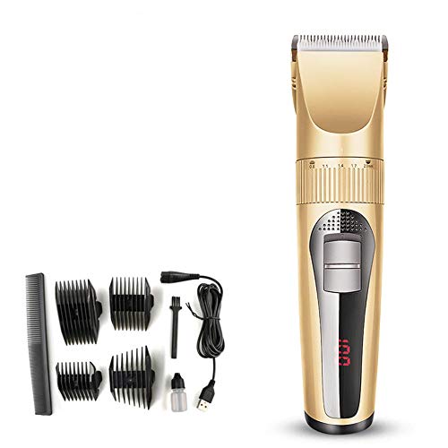Preisvergleich Produktbild Herren-Haarschneidemaschine, wiederaufladbar, Haarschneidemaschine, Haarschneidemaschine, für Zuhause, Friseursalons, Haustiere, professionelle Haarschneidemaschine