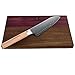 Kai Seki MAGOROKU Bundle, ultrascharfes SANTOKU Messer MGC-0402 + großes Fassholzbrett aus Eiche, 30x18 cm