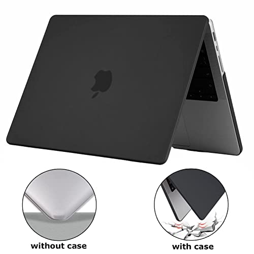 Image of EooCoo for MacBook Air 13.3 inch Case with Keyboard and Screen Protector | Ultra Thin and Transparent, Hard Case Compatible with MacBook Air 13.3 inch M1 Chip 2021-2018 with Retina Display
