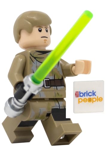 LEGO Star Wars: Luke Skywalker con traje de Endor con sable de luz verde oscuro